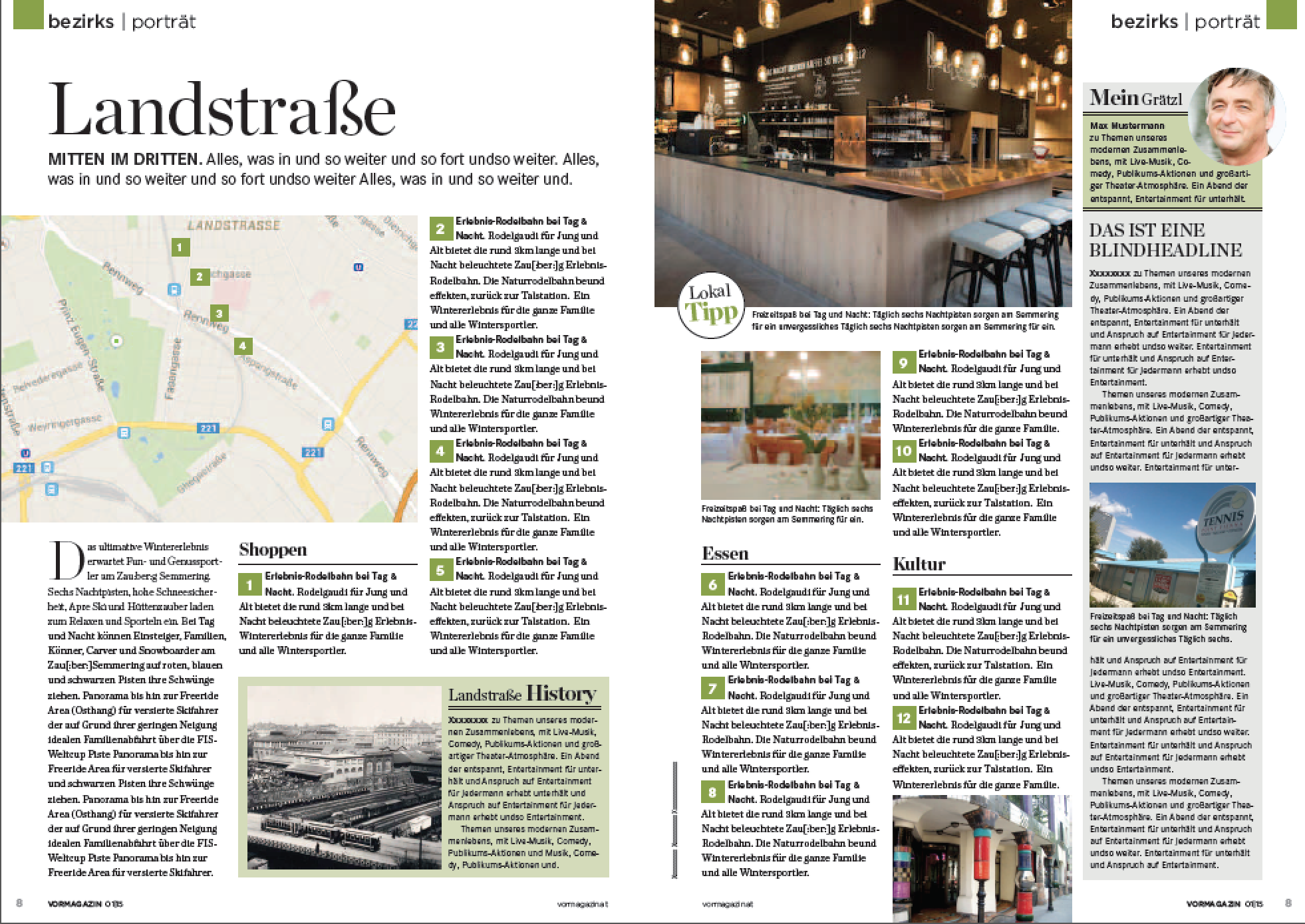 Bezirke in der OstRegion VORmagazin