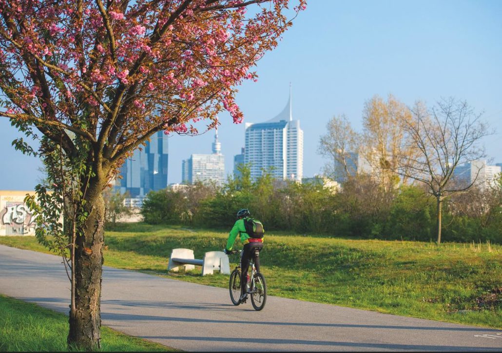 Fahrradfahren ist gesund und schont die Umwelt. Mit den Öffis im Verkehrsverbund Ost-Region (VOR) kommt man schnell zu den besten Radrouten.
