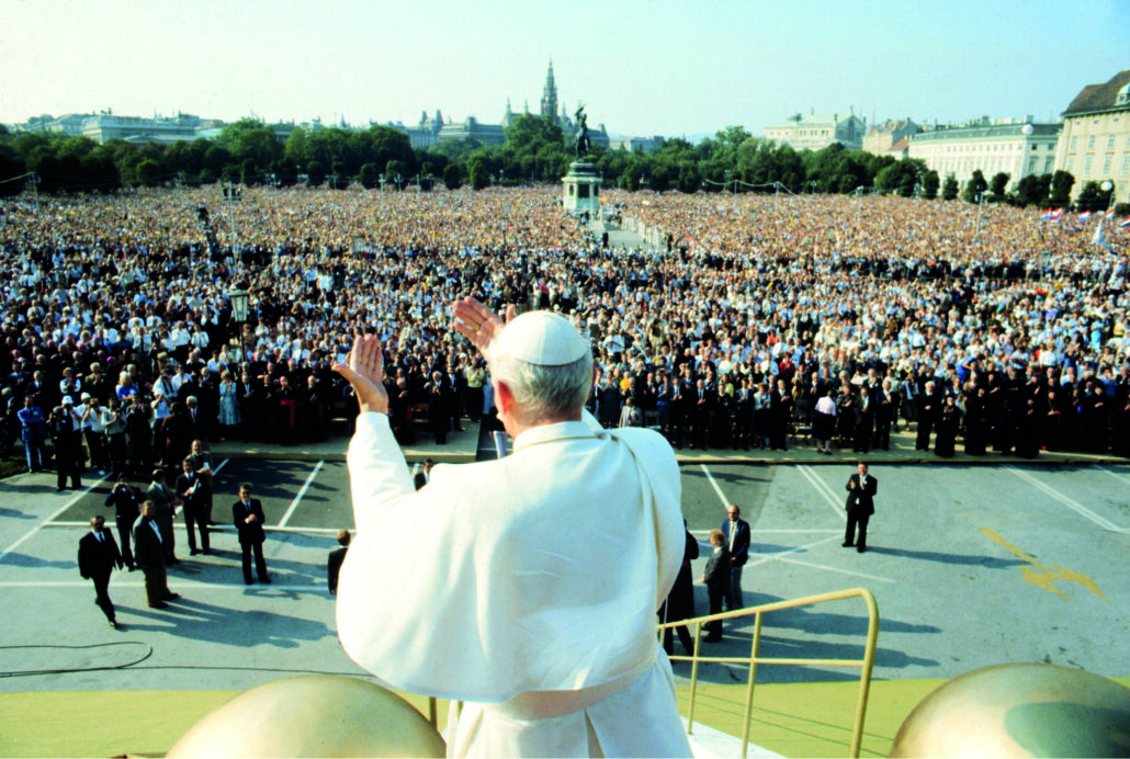 Papstbesuch
Johannes Paul II. besuchte Österreich von 10. bis 13. September 1983.
©Votava / Imagno / picturedesk.com