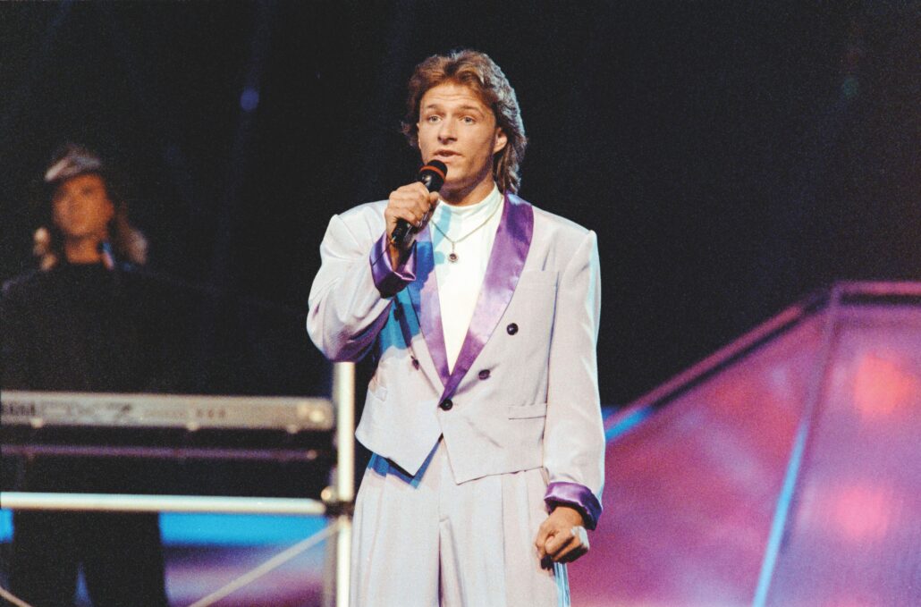 Der österreichische Sänger Thomas Forstner erreicht mit „Nur ein Lied“ beim Eurovision Song Contest den fünften Platz.